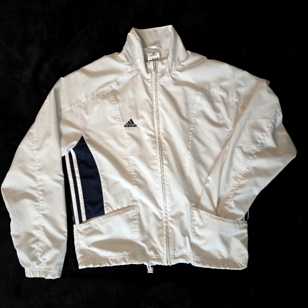 VTG Adidas Full Zip Jacket Size Small